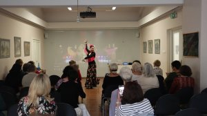 Spotkanie z Magdaleną Faszczą pt. „Flamenco – podróż w głąb emocji. Andaluzja w opowieści i tańcu”, 2025 r.